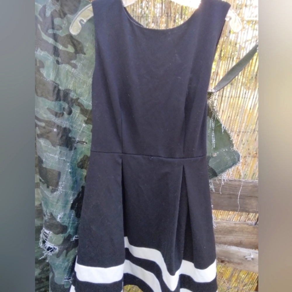 Calvin Klein Black and White Dress